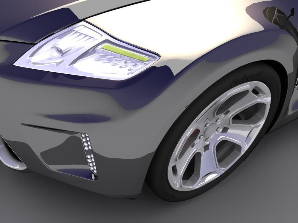 Concept car 3D model_3