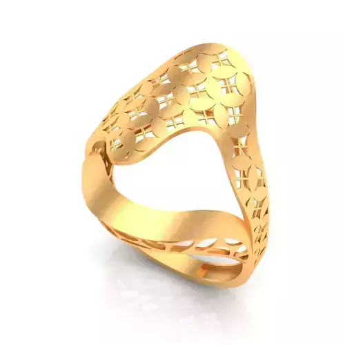 fusion women gold ring