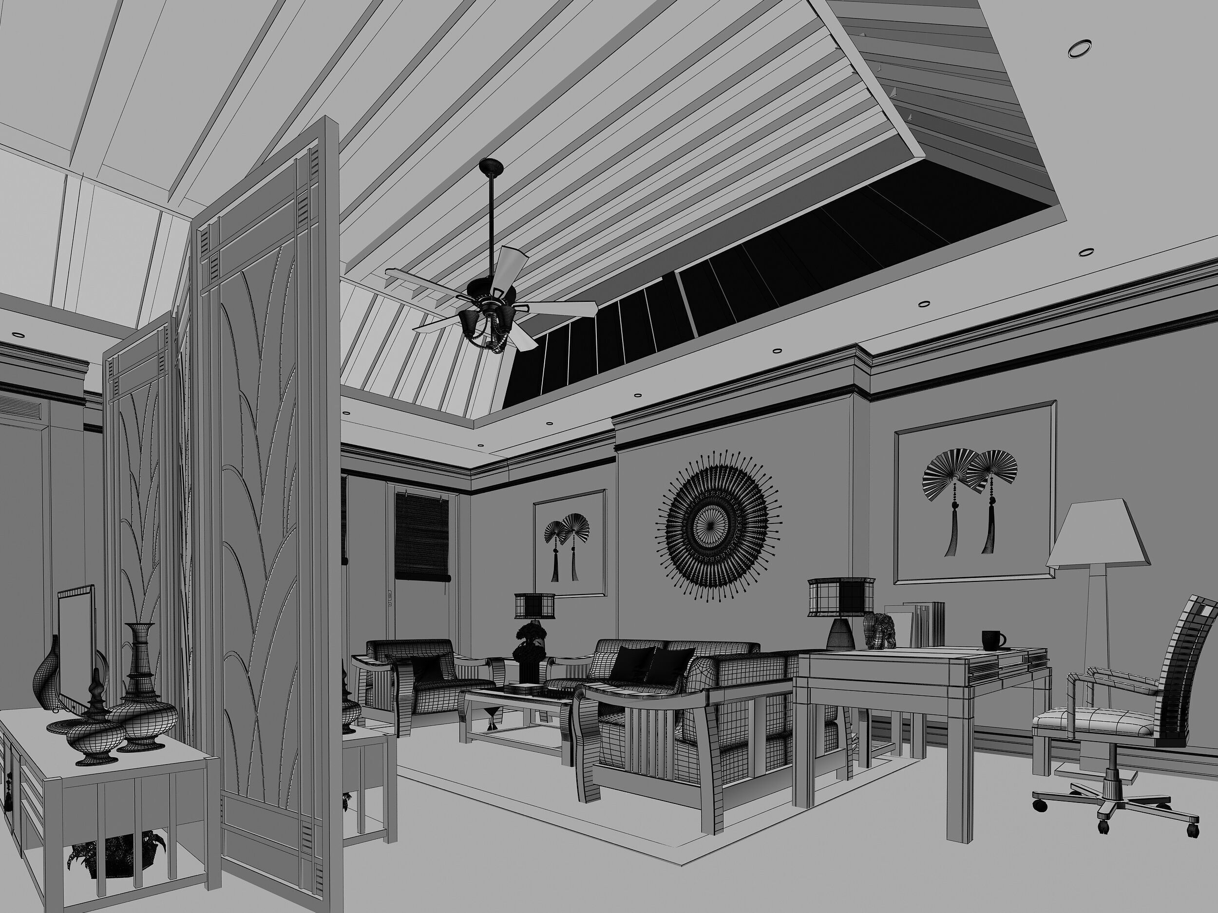 Hotel room  3D model_12