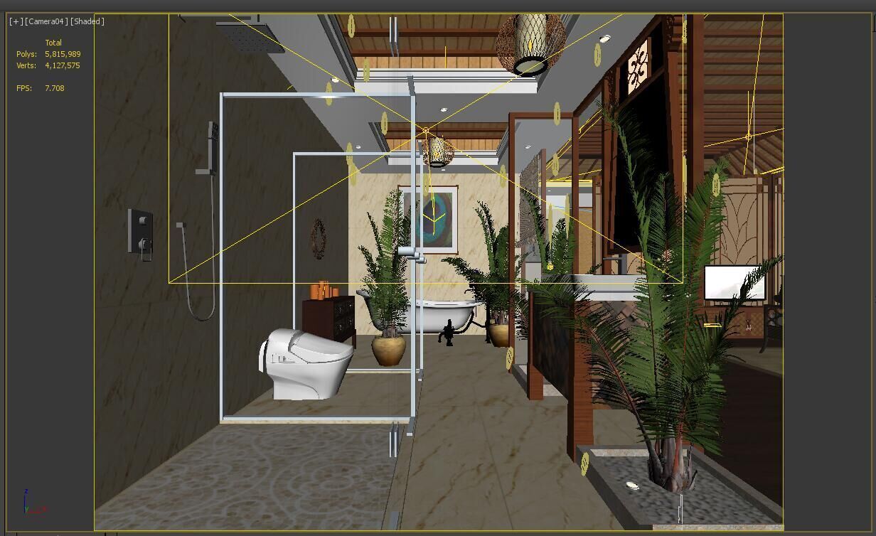 Hotel room  3D model_4