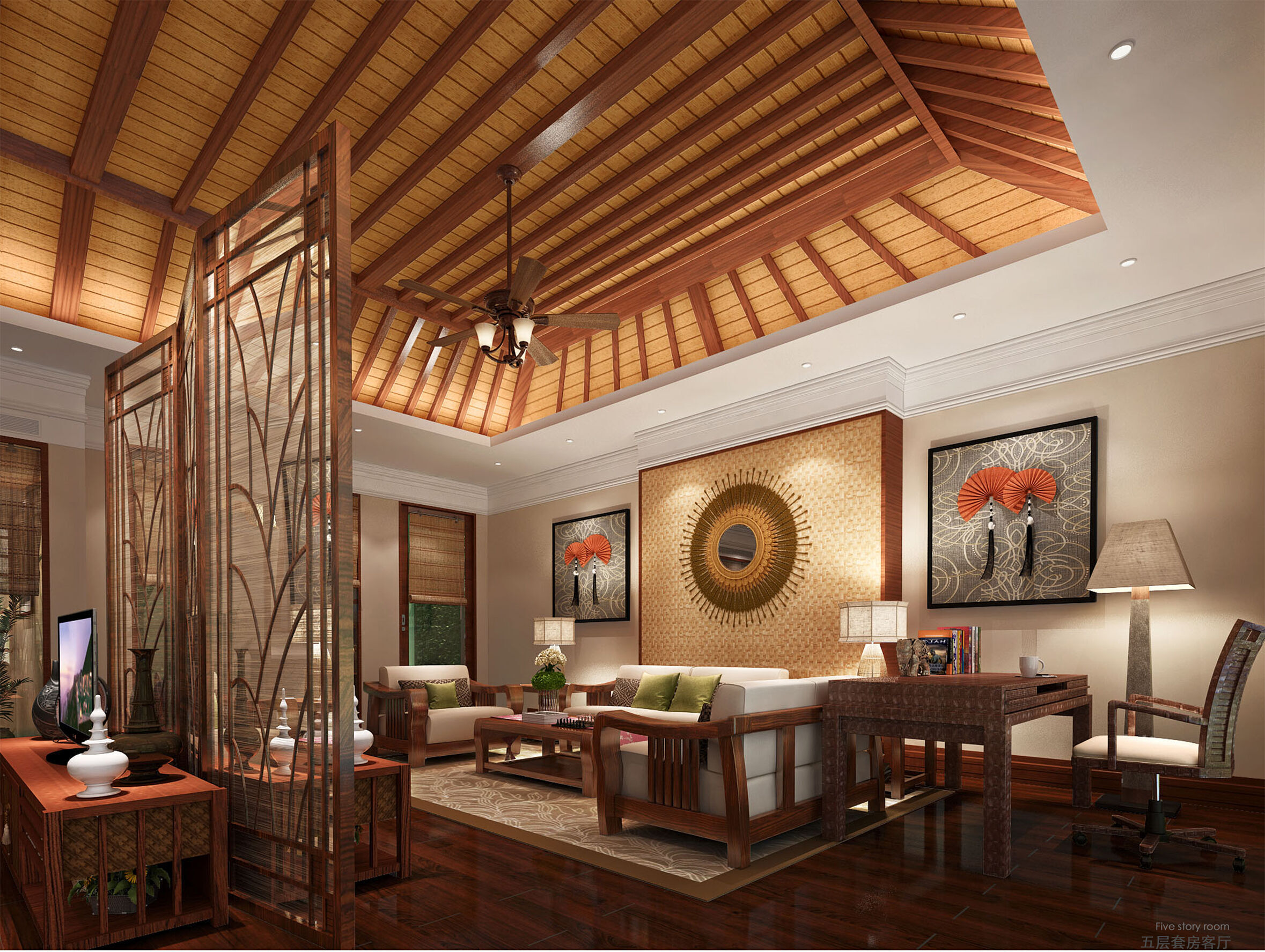 Hotel room  3D model_1