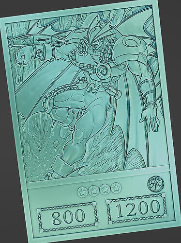 Elemental HERO Neo Bubbleman - yu-gi-oh Free 3D print model