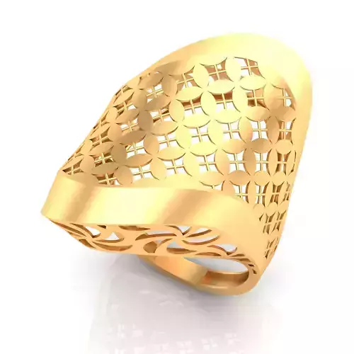fusion women gold ring