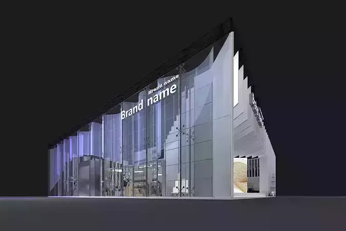 showroom 3D model
