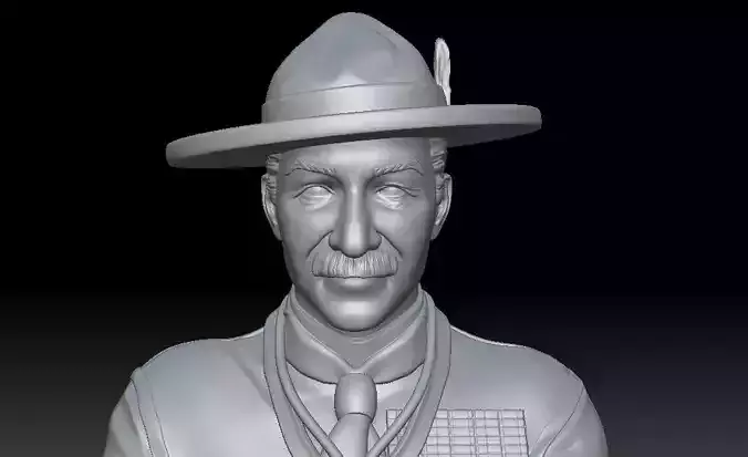 Robert Baden Powell Full body 3D print model
