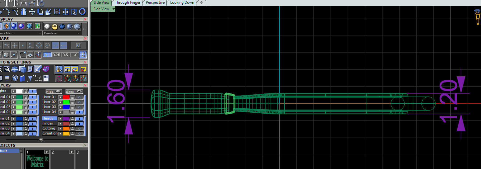Pickleall Rocket Pendant 3D print model_5