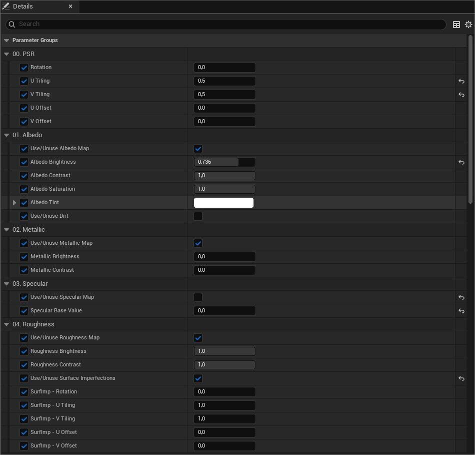 Game Ready PBR Stylized Fur Materials Pack Texture_1