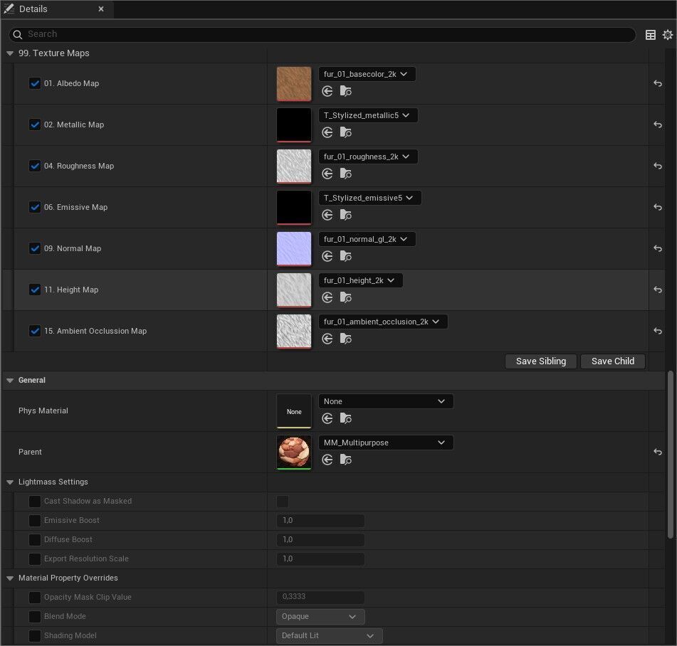 Game Ready PBR Stylized Fur Materials Pack Texture_3