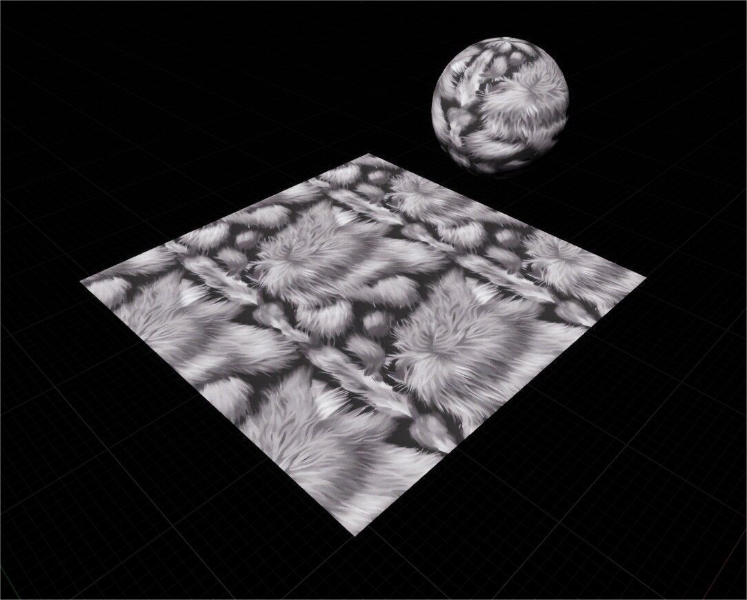 Game Ready PBR Stylized Fur Materials Pack Texture_8