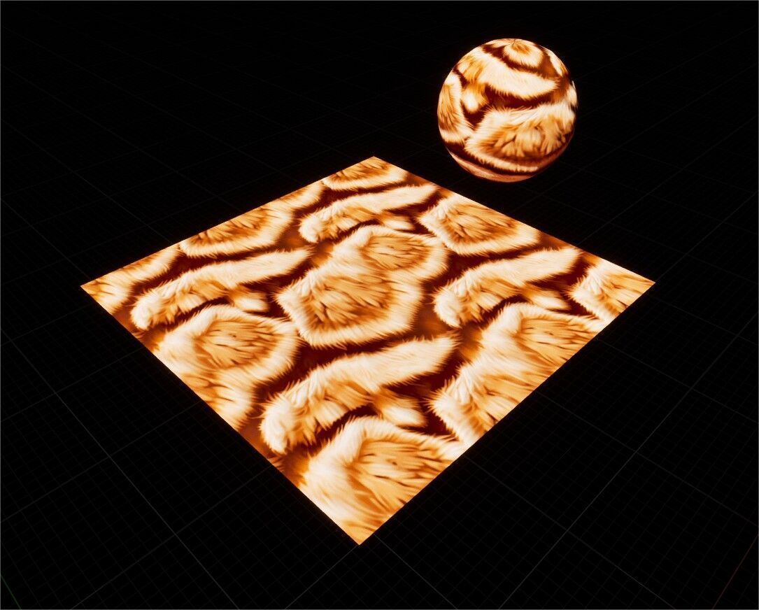 Game Ready PBR Stylized Fur Materials Pack Texture_13