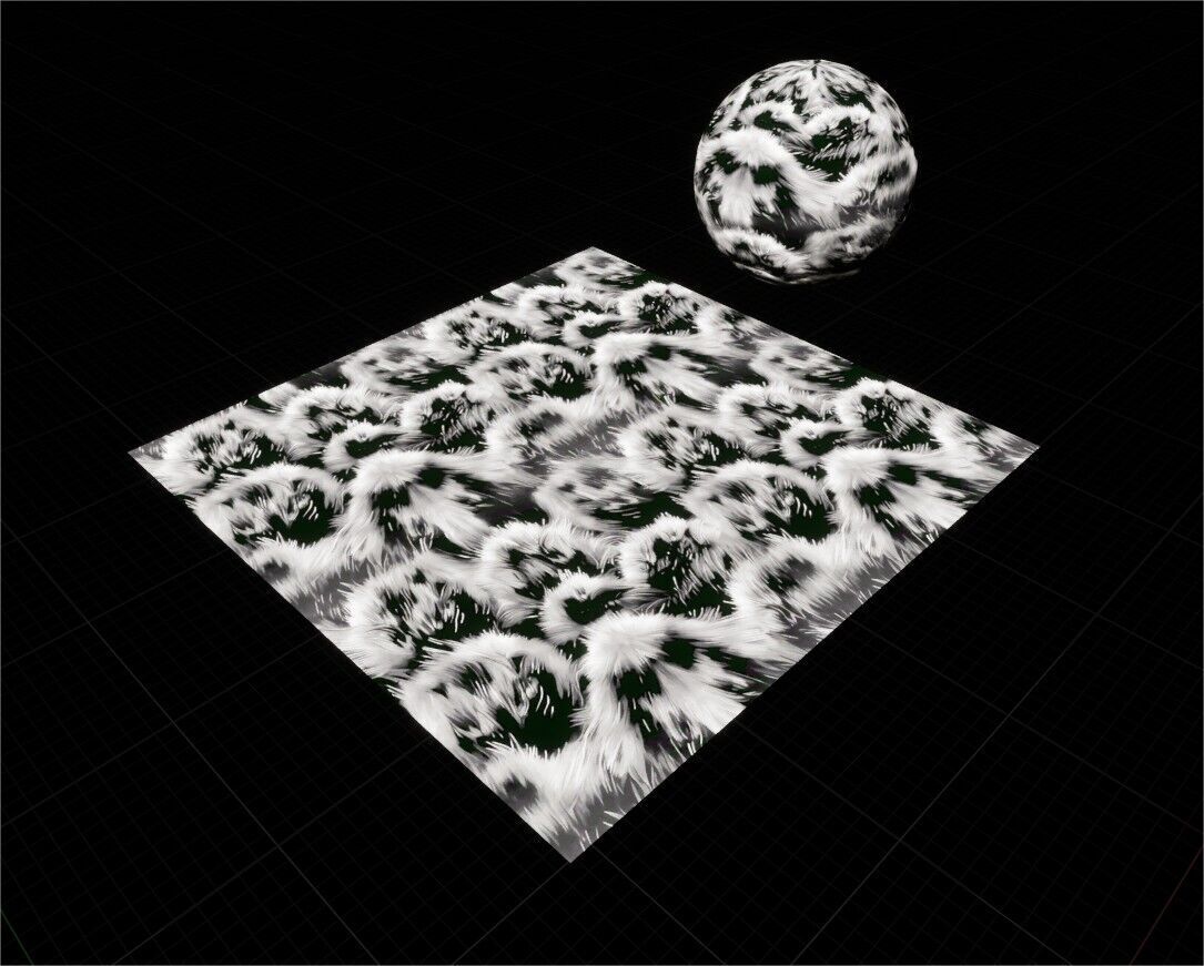 Game Ready PBR Stylized Fur Materials Pack Texture_9