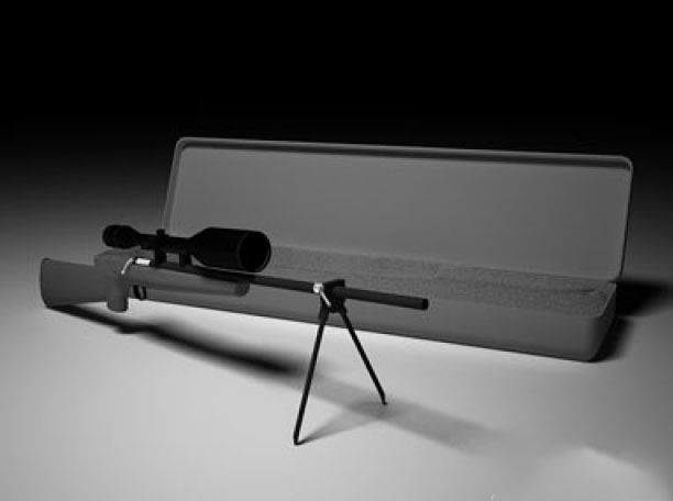 Sniper rifle Free 3D model