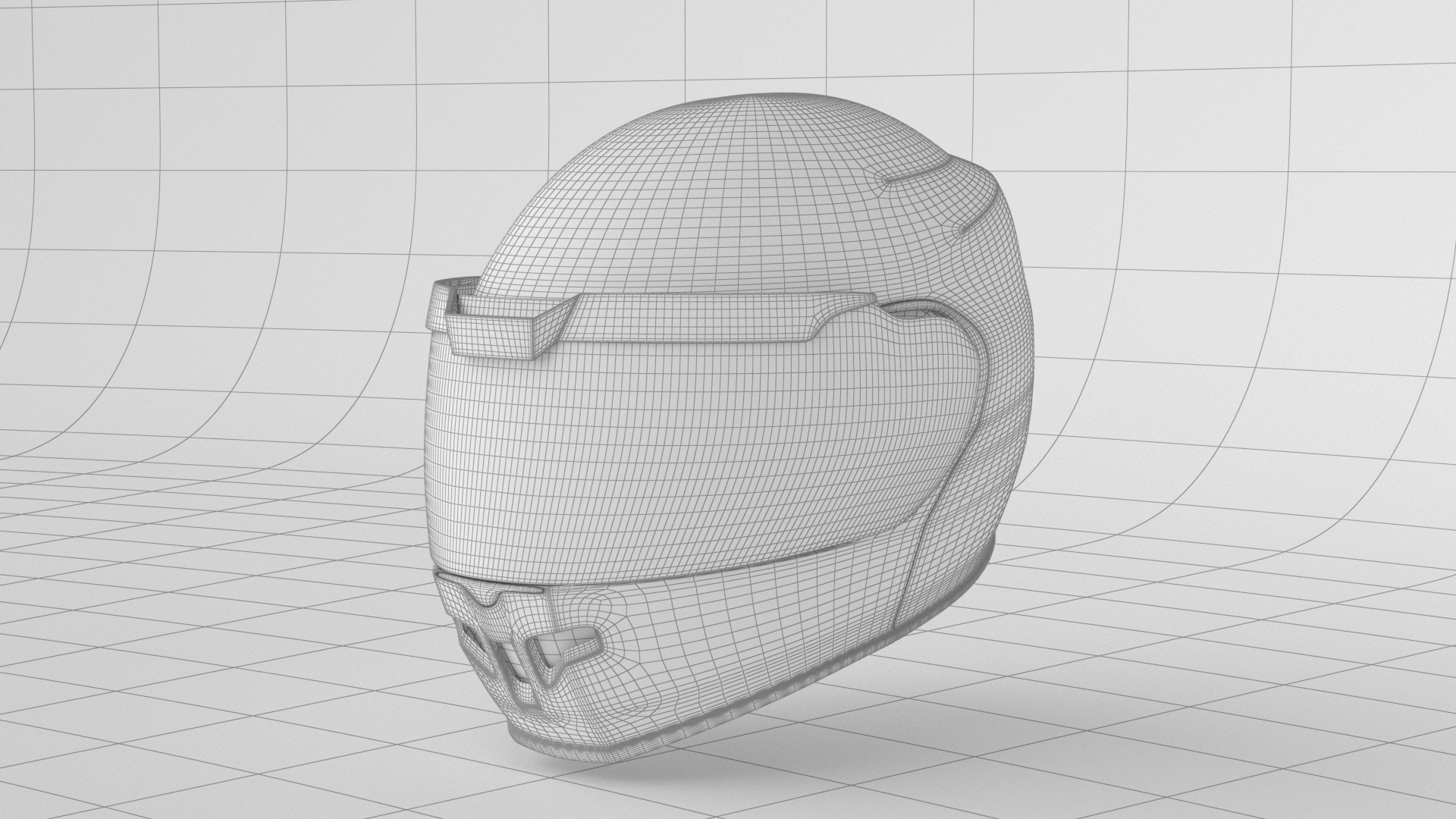 Black Helmet - Maya File - Blender File - FBX - OBJ 3D model_9