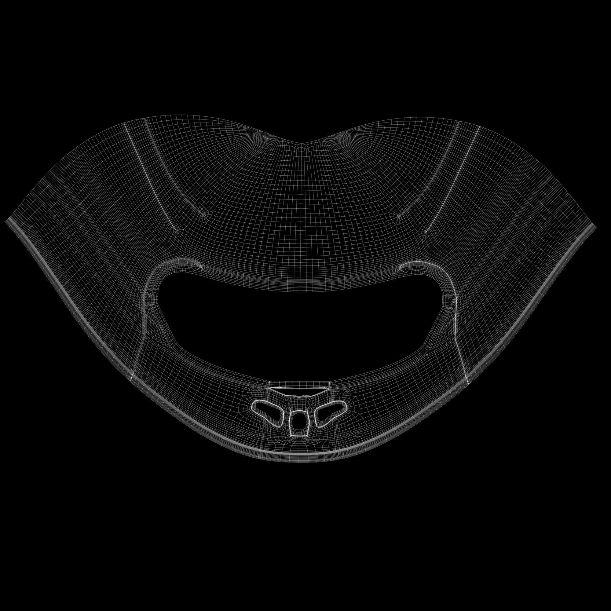 Black Helmet - Maya File - Blender File - FBX - OBJ 3D model_14