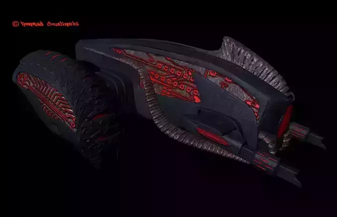 Alien Fightership 3D model