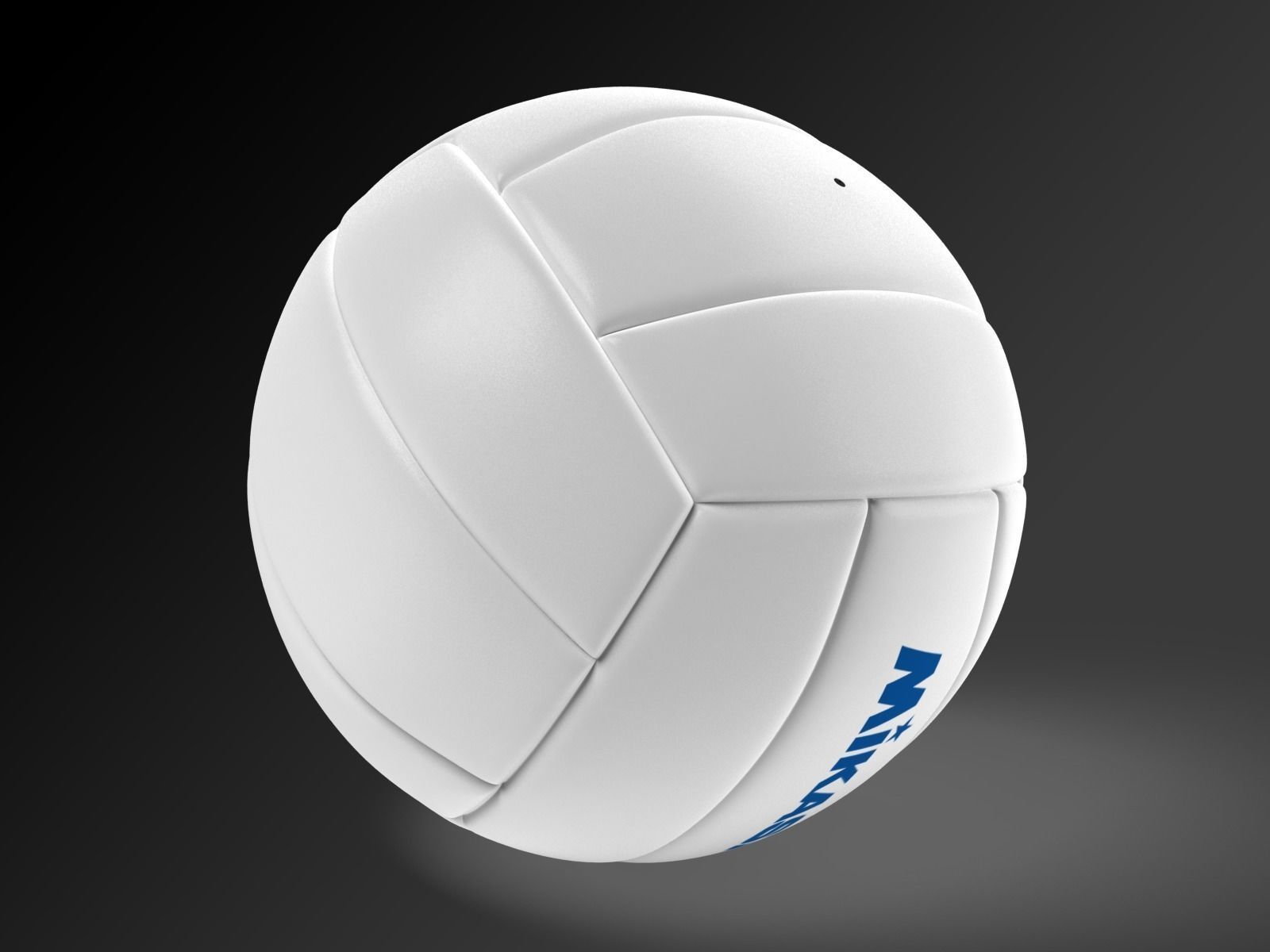 VOLLEYBALL BALL V1 Low-poly 3D model_3