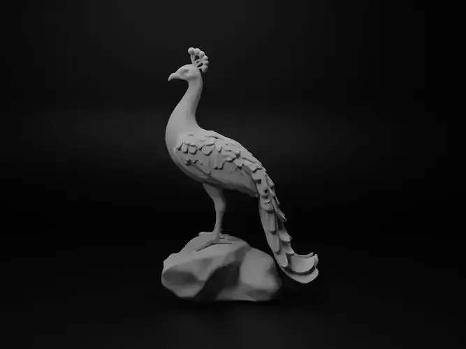Peacock Animal Figure