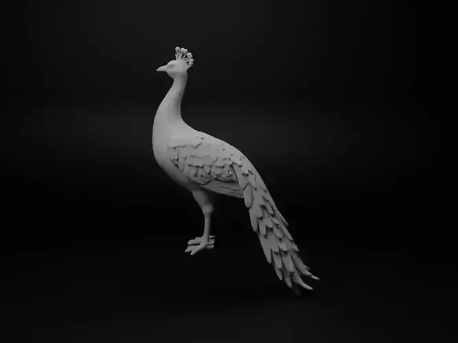 Peacock Animal Figure