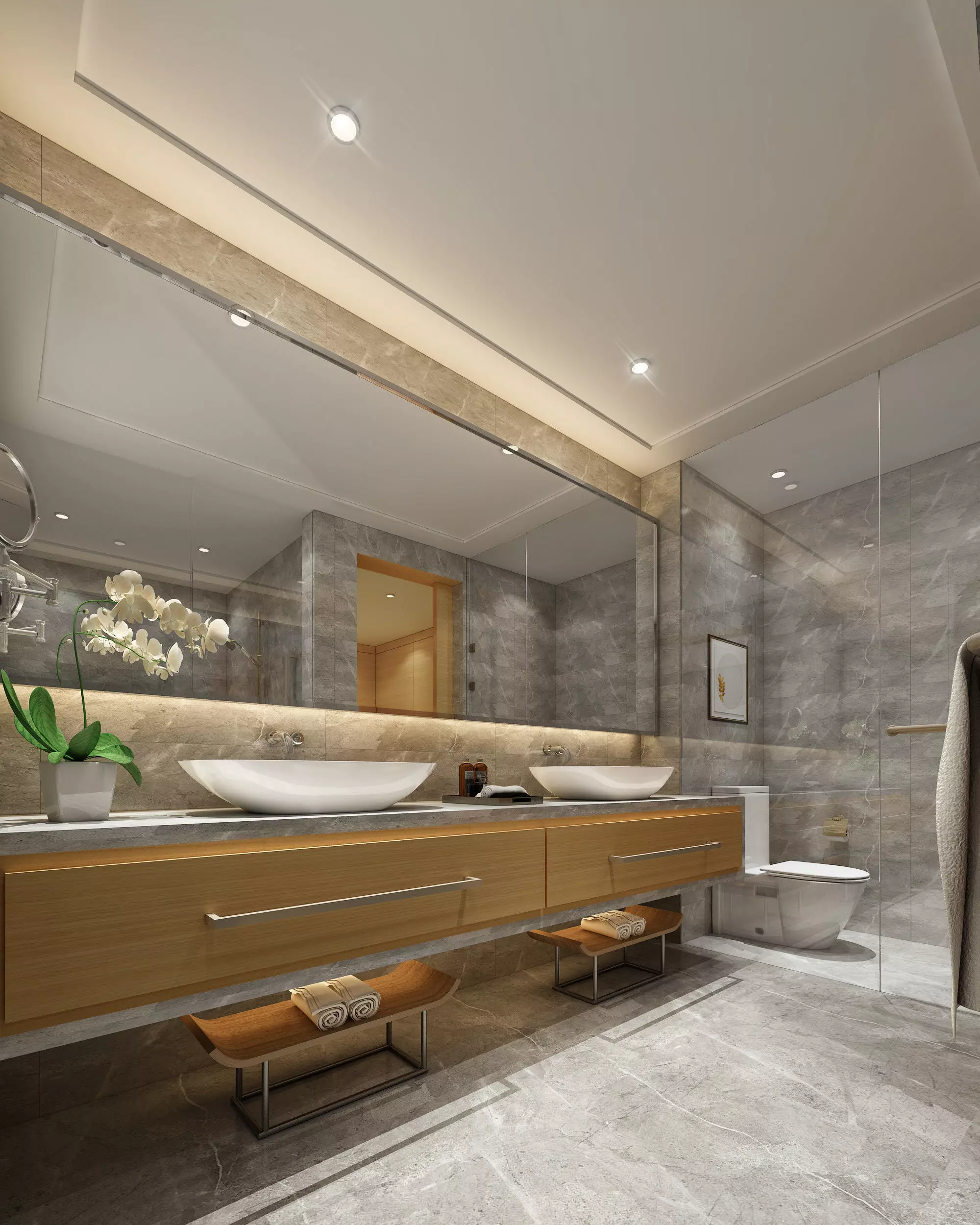 Hotel Room 3D model_1