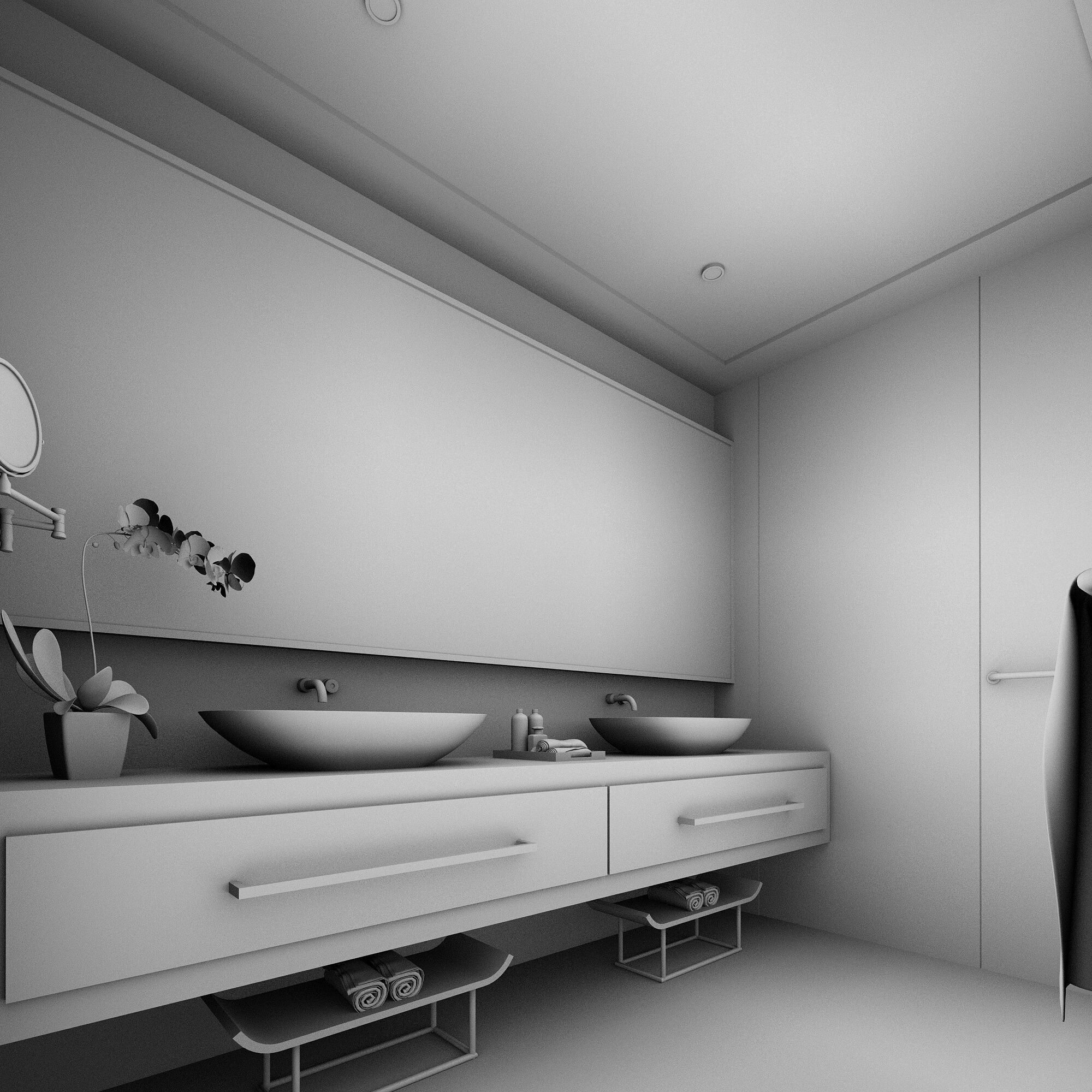 Hotel Room 3D model_10