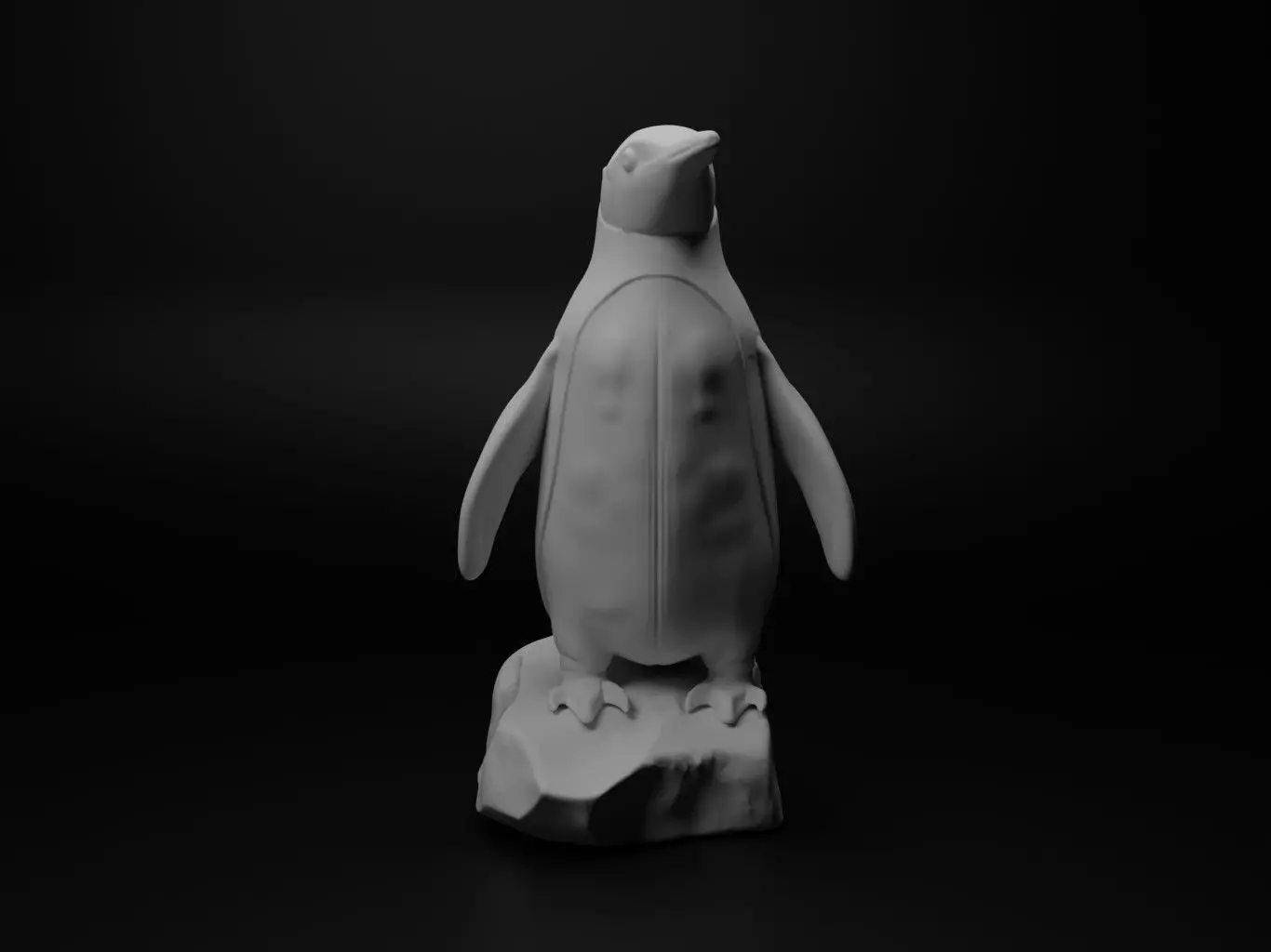 Penguin Animal Figure 3D print model_0