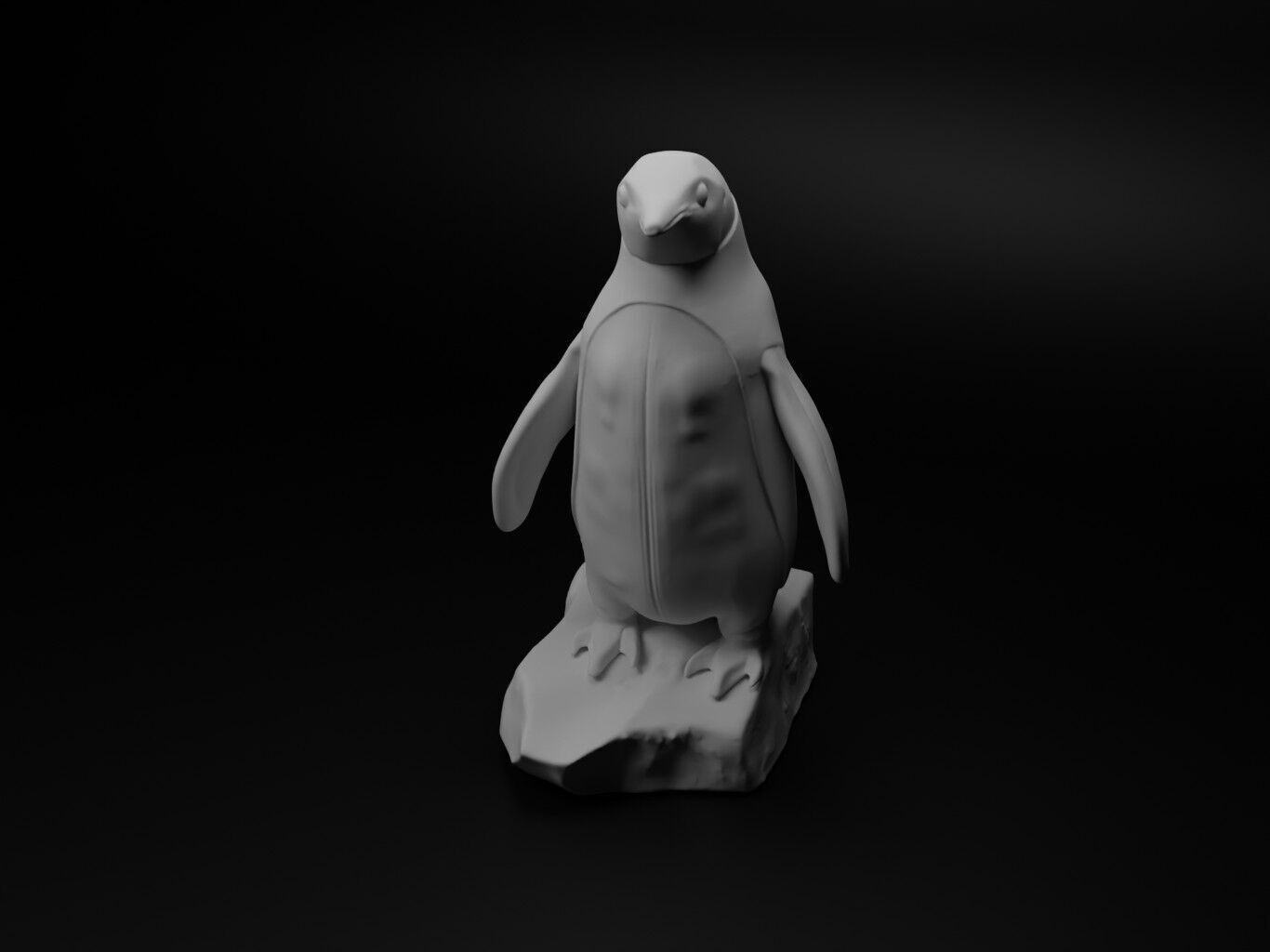 Penguin Animal Figure 3D print model_1