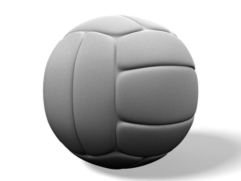 BALL VOLLEY Low-poly 3D model_4