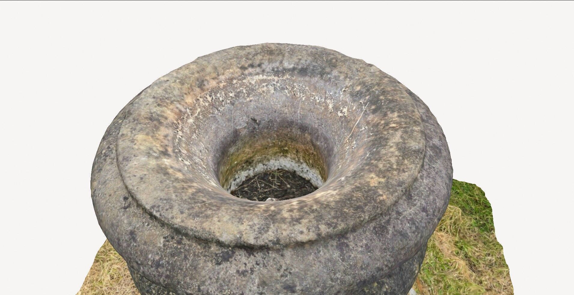 Stone Urn 1 3D model_4