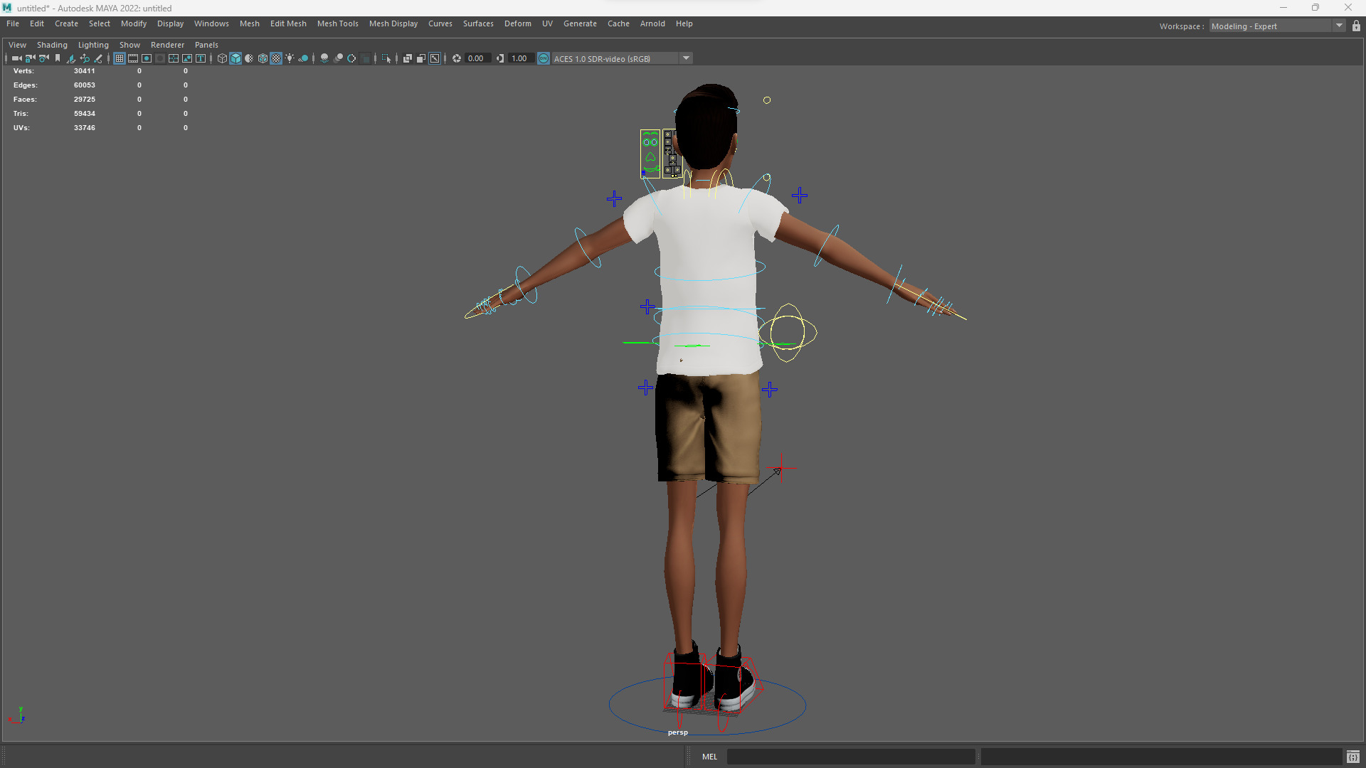 Relaxed and Cool Look Stylized 3D Young Male Character Low-poly 3D model_20