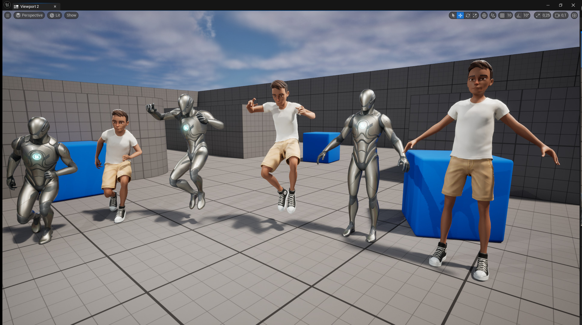 Relaxed and Cool Look Stylized 3D Young Male Character Low-poly 3D model_22