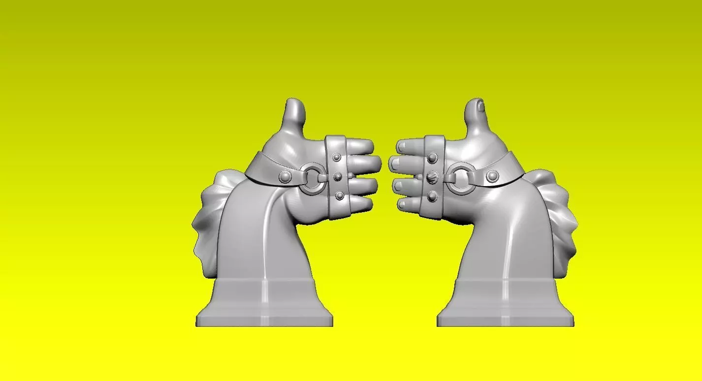 Chess knight statue - decor - 3D print 3D print model_0