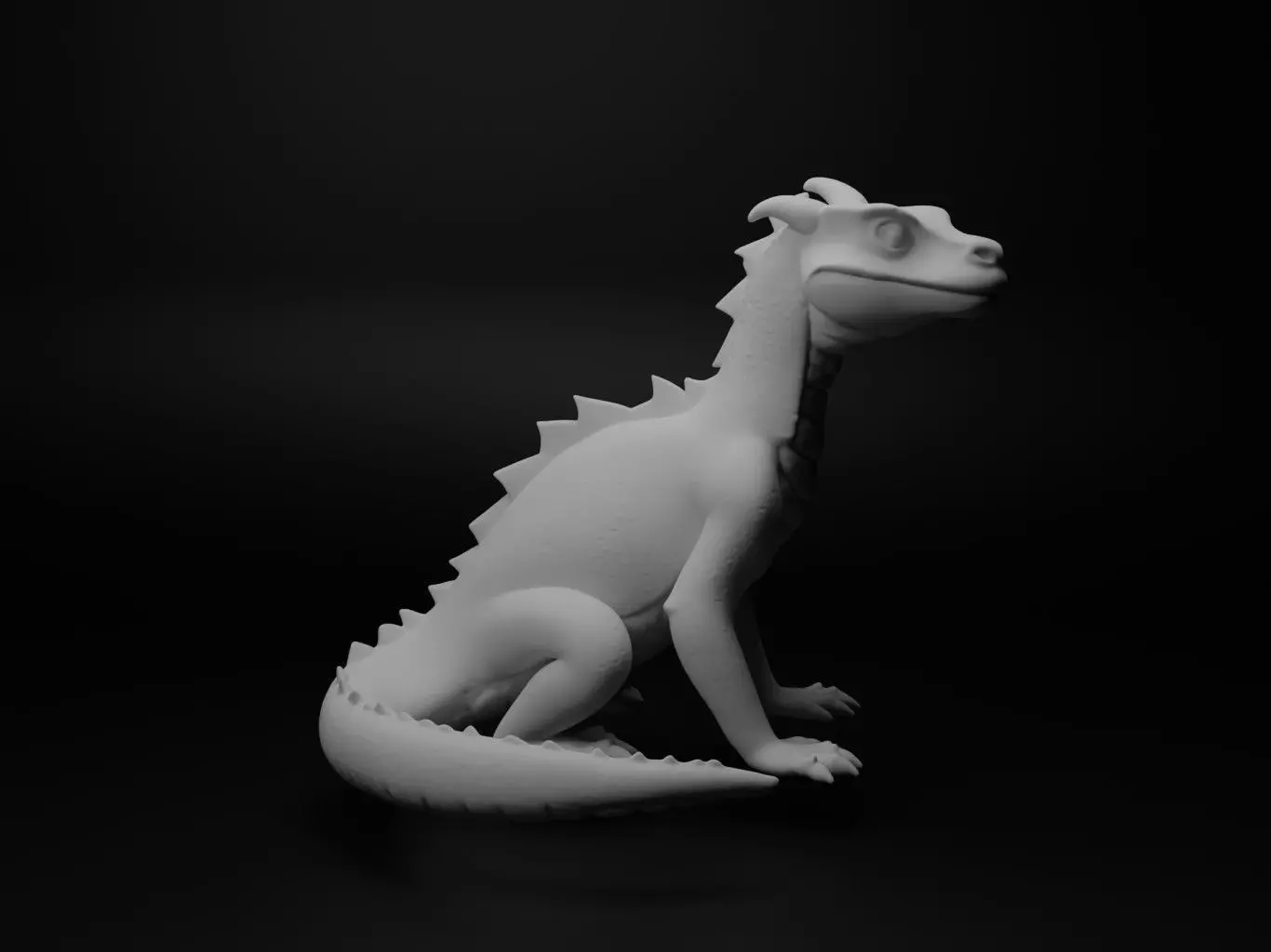 Salamander Animal Figure 3D print model_0