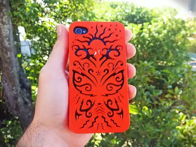 Butterfly Iphone Case 4 4s 3D print model