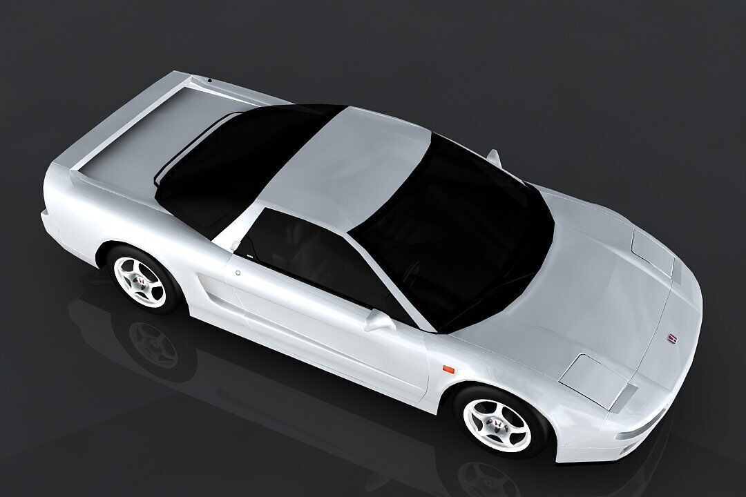 Honda NSX R 1992  Low-poly 3D model_2