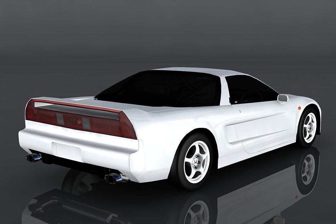 Honda NSX R 1992  Low-poly 3D model_4