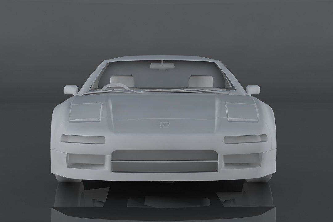 Honda NSX R 1992  Low-poly 3D model_10