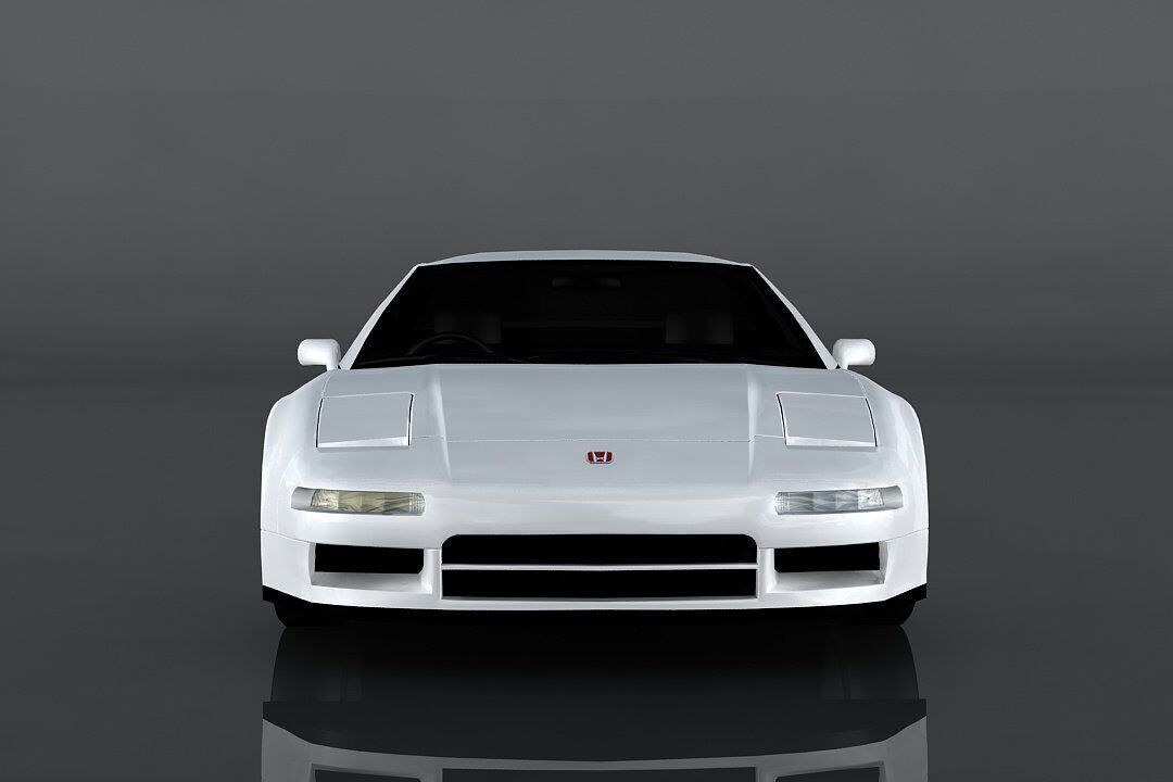 Honda NSX R 1992  Low-poly 3D model_1