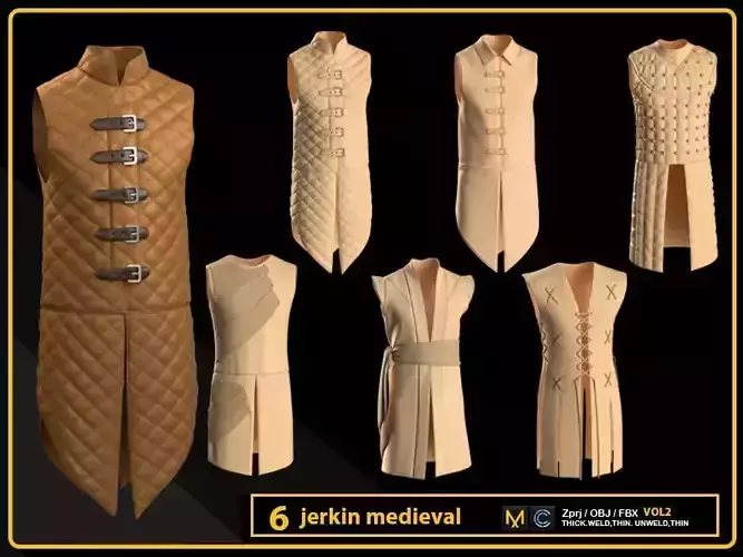 6 JERKIN MEDIEVAL