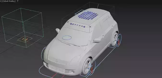 dent car sim 3D model