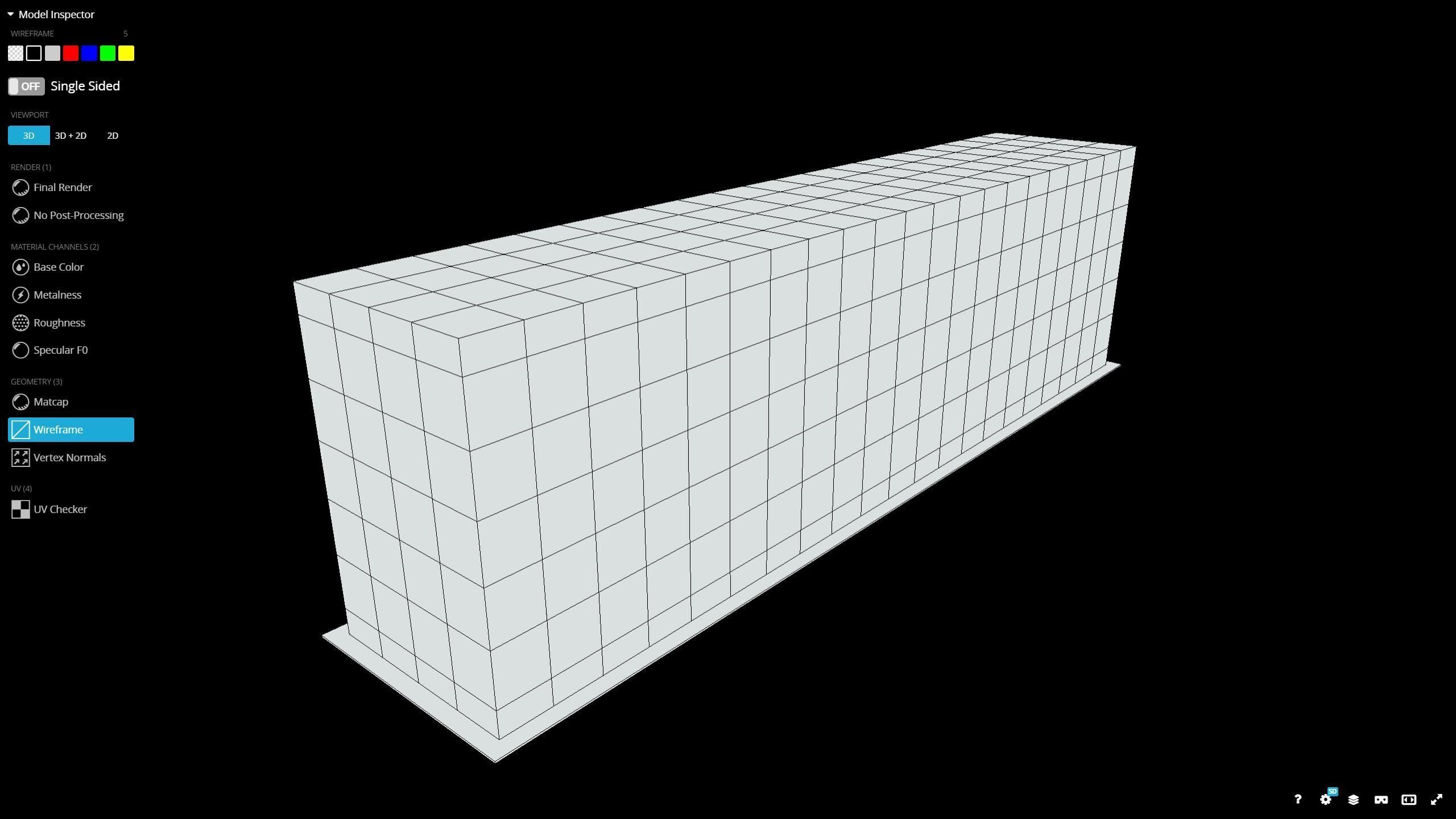 P0040 Panel prefabricated house Low-poly 3D model_7