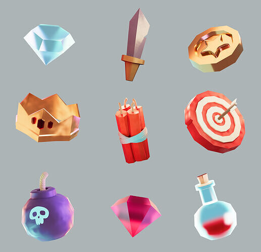 9 game assets 