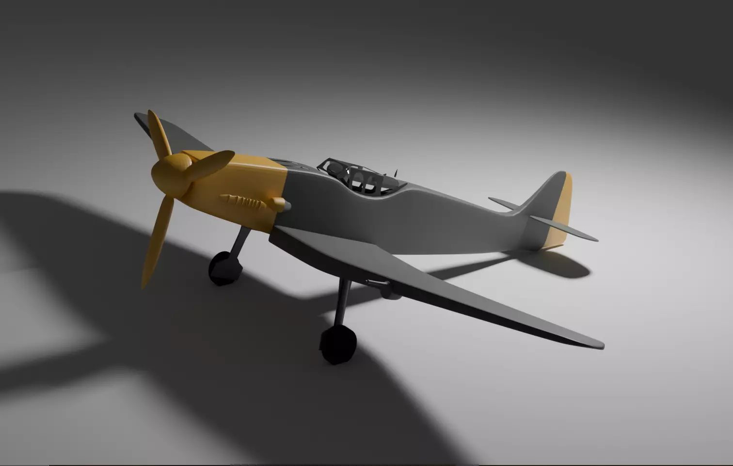 BF 109H Free low-poly 3D model