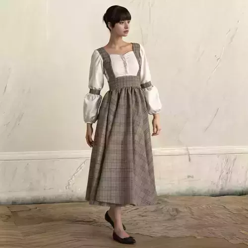 Vintage Dress 3D model