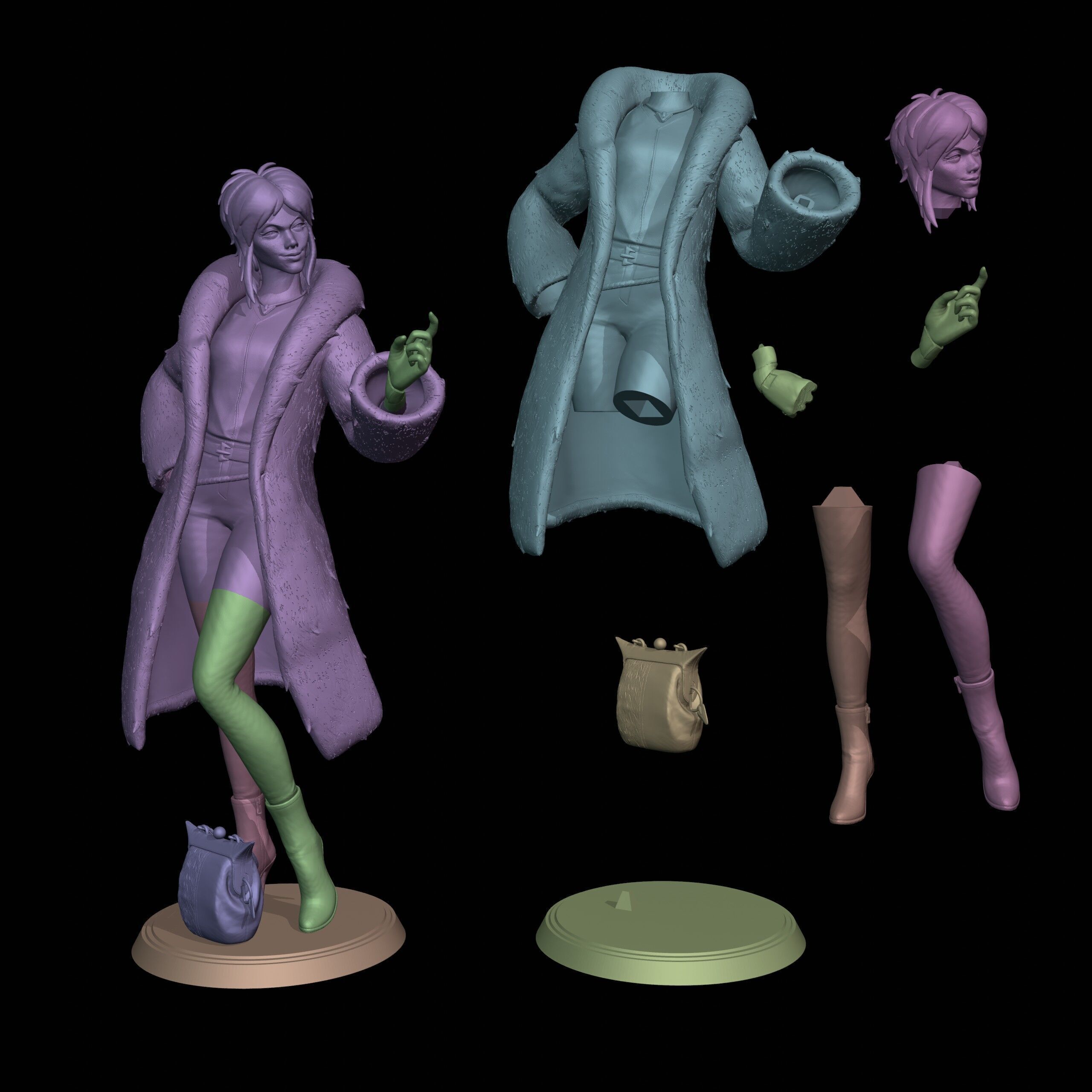 Cruella De Vil 3D print model_12