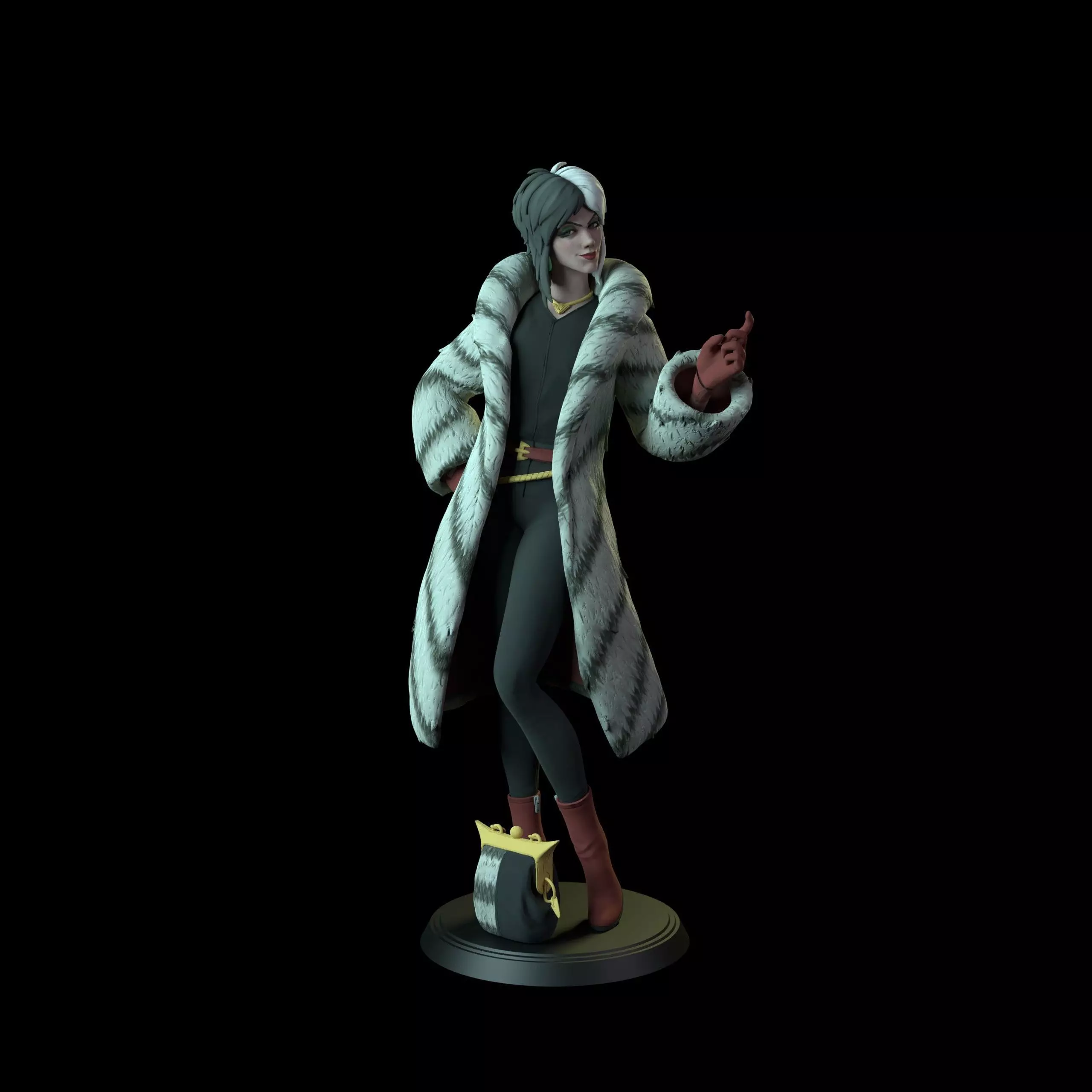 Cruella De Vil 3D print model_0