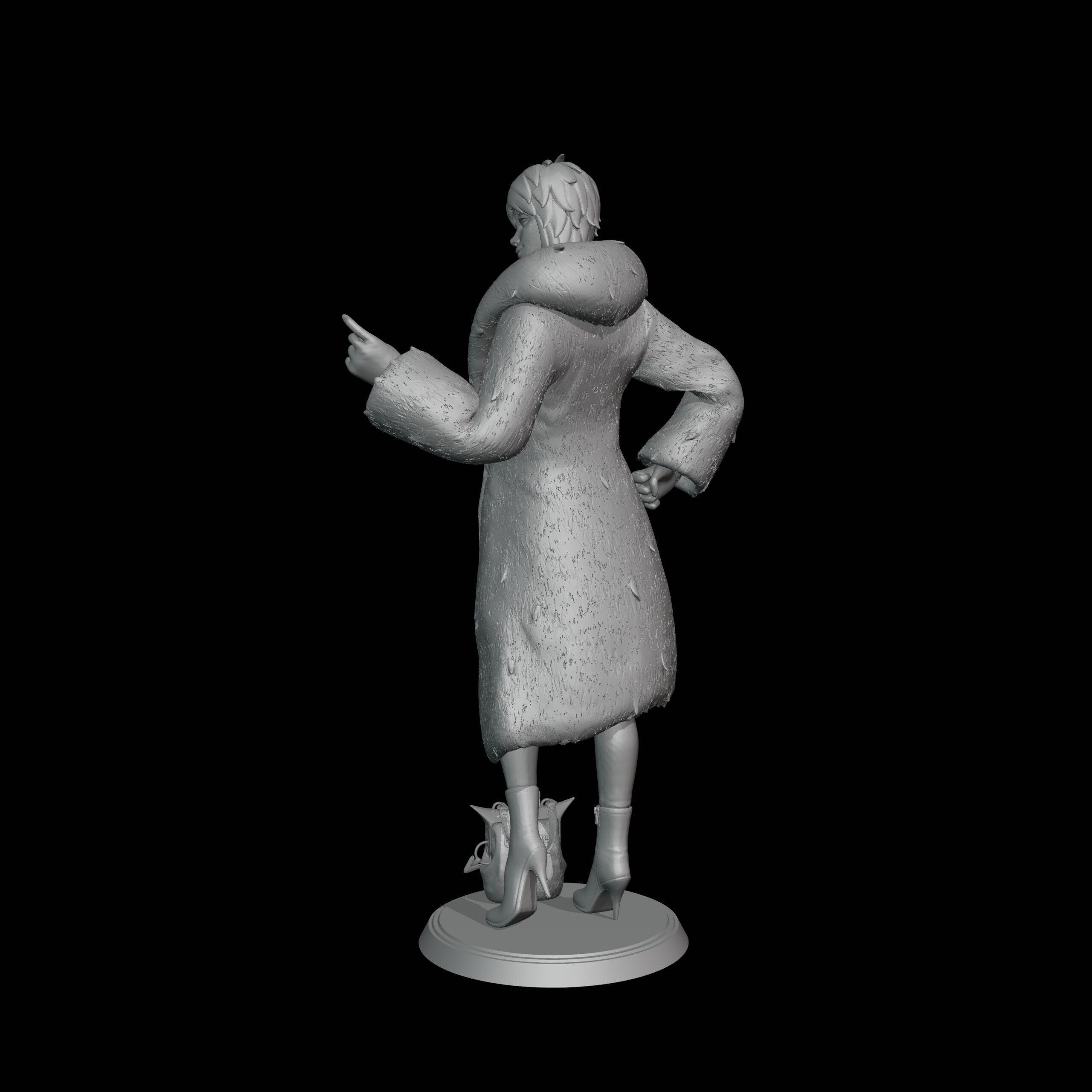 Cruella De Vil 3D print model_5
