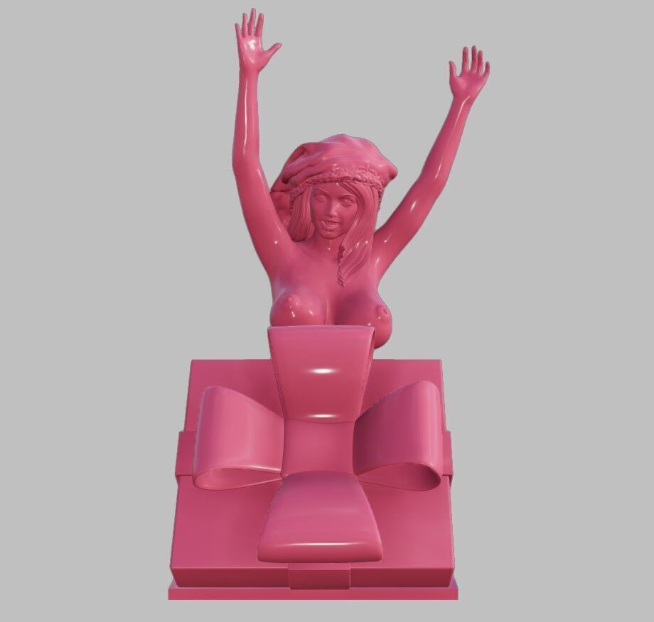 Surprise Girl 3D print model_2