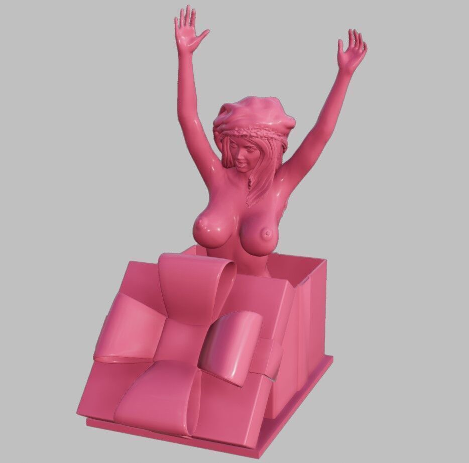 Surprise Girl 3D print model_1