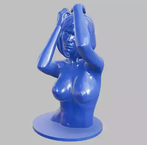 Sexy Woman Bust 3D print model