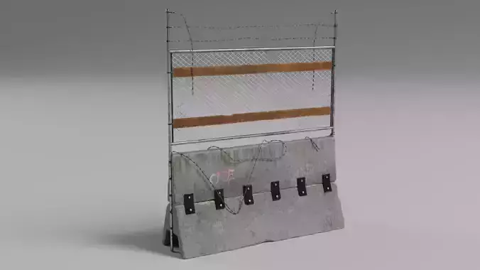 Concrete Barrier - Fence